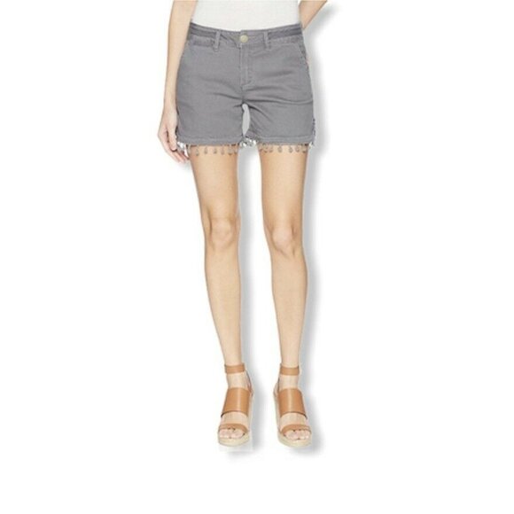JAG Women's CADET Gray Streak Relaxed Fit Chino Short - Picture 2 of 11